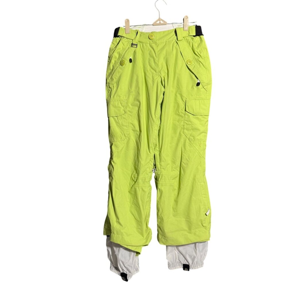 Sessions Ridge Series Snow Ski Snowboard Pants Women's XS Neon Green White